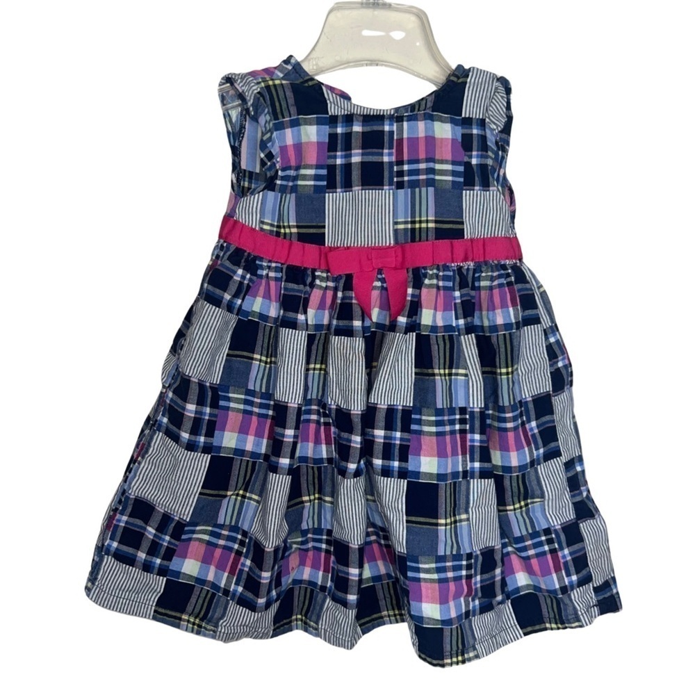 Gymboree Dress Cotton Plaid Multicolor Size 18-24 Months